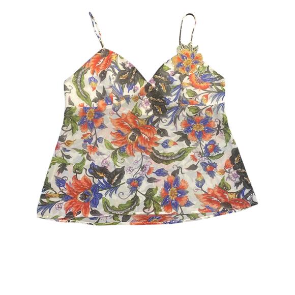 Natori Floral Cami size Medium - Picture 1 of 5